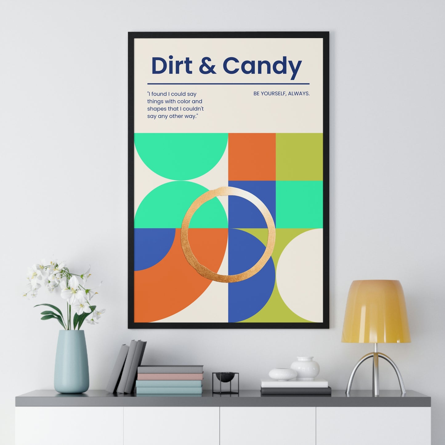 Be yourself always, Premium Framed Vertical Poster