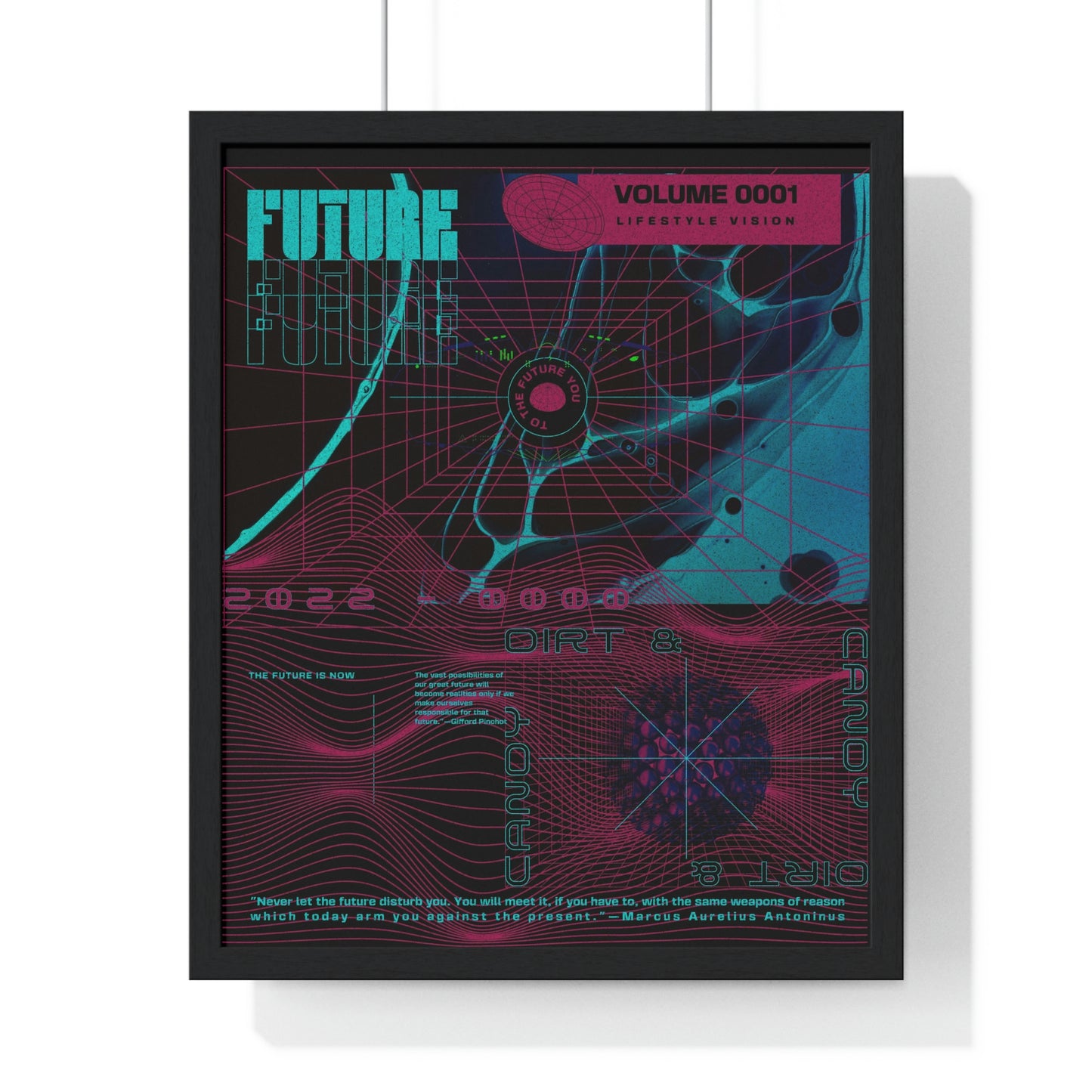 The Future You, Vol 0001,  Premium Framed Vertical Poster