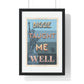 Biggie taught me well:"I'd rather die on my feet, than die on my knees" Stylish poster artwork for any room.  Premium Framed Vertical Poster