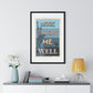 Biggie taught me well:"I'd rather die on my feet, than die on my knees" Stylish poster artwork for any room.  Premium Framed Vertical Poster