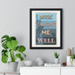 Biggie taught me well:"I'd rather die on my feet, than die on my knees" Stylish poster artwork for any room.  Premium Framed Vertical Poster