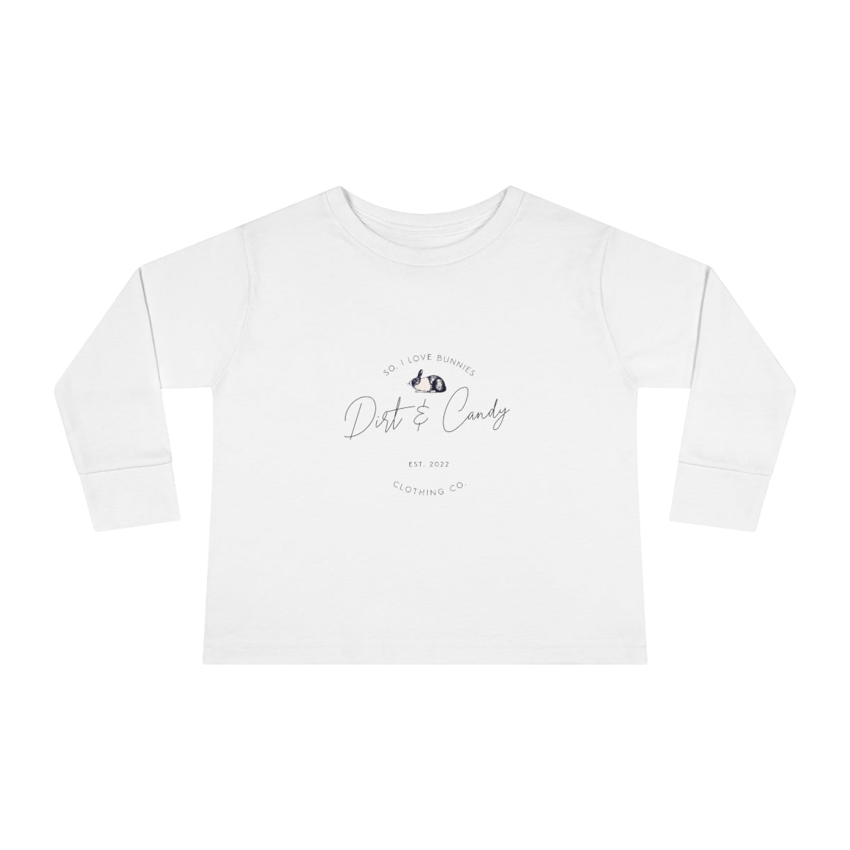 So, I love bunnies Toddler Long Sleeve Tee