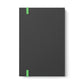 Worry is a Misuse of the Imagination. Color Contrast Notebook - Ruled