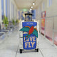Travel in style with our fun "sparrow love" luggage cover.