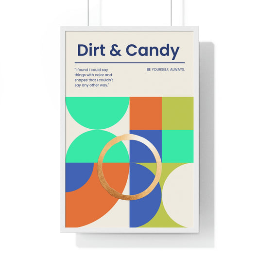 Be yourself always, Premium Framed Vertical Poster