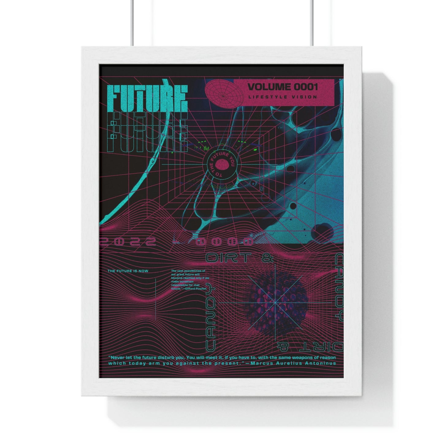 The Future You, Vol 0001,  Premium Framed Vertical Poster