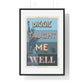 Biggie taught me well:"I'd rather die on my feet, than die on my knees" Stylish poster artwork for any room.  Premium Framed Vertical Poster