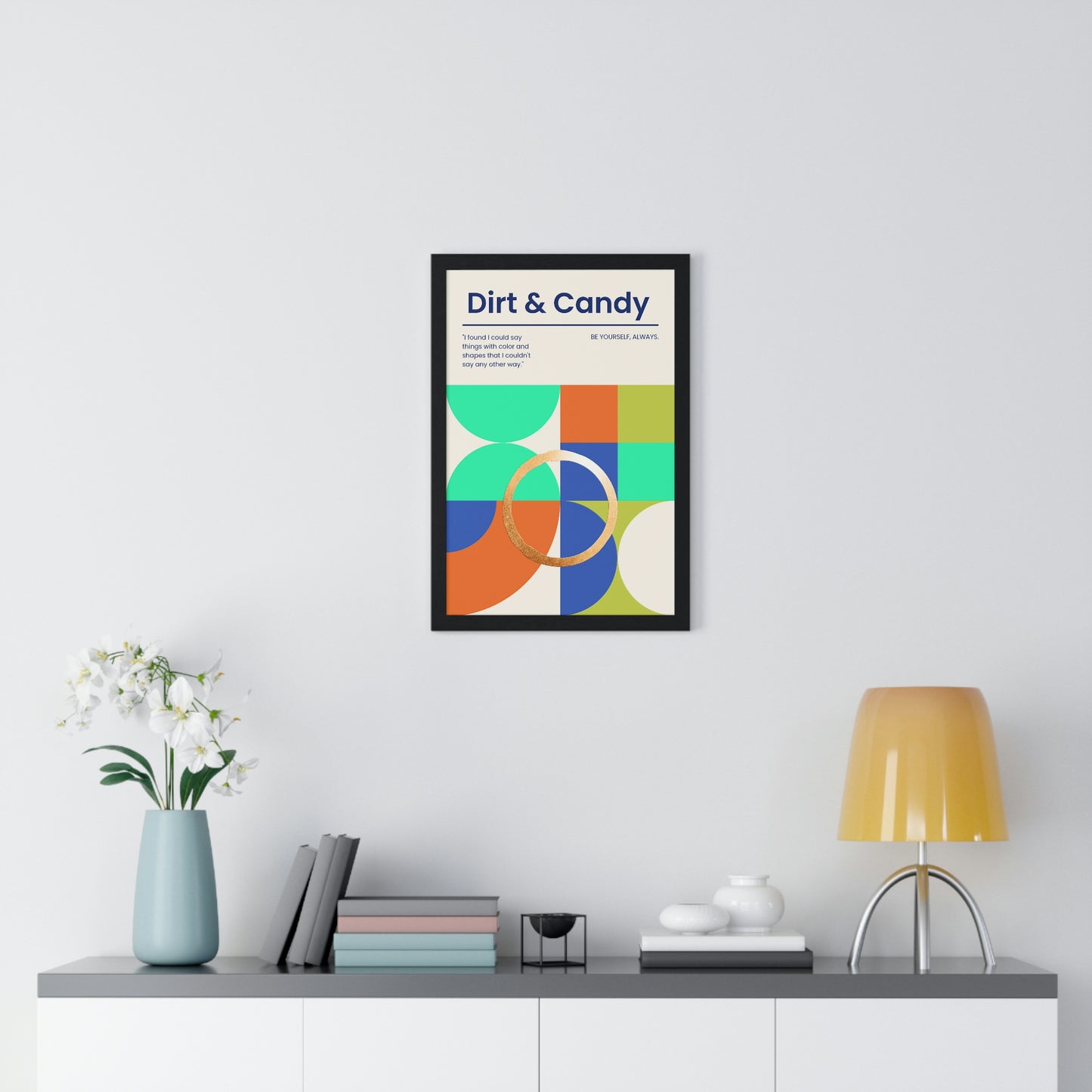 Be yourself always, Premium Framed Vertical Poster