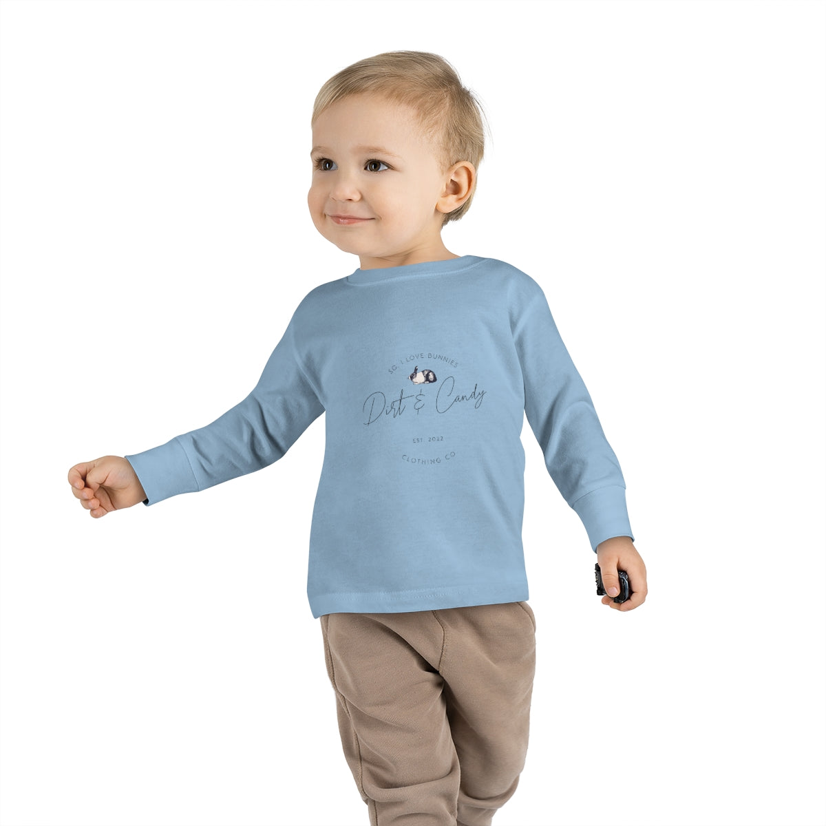 So, I love bunnies Toddler Long Sleeve Tee
