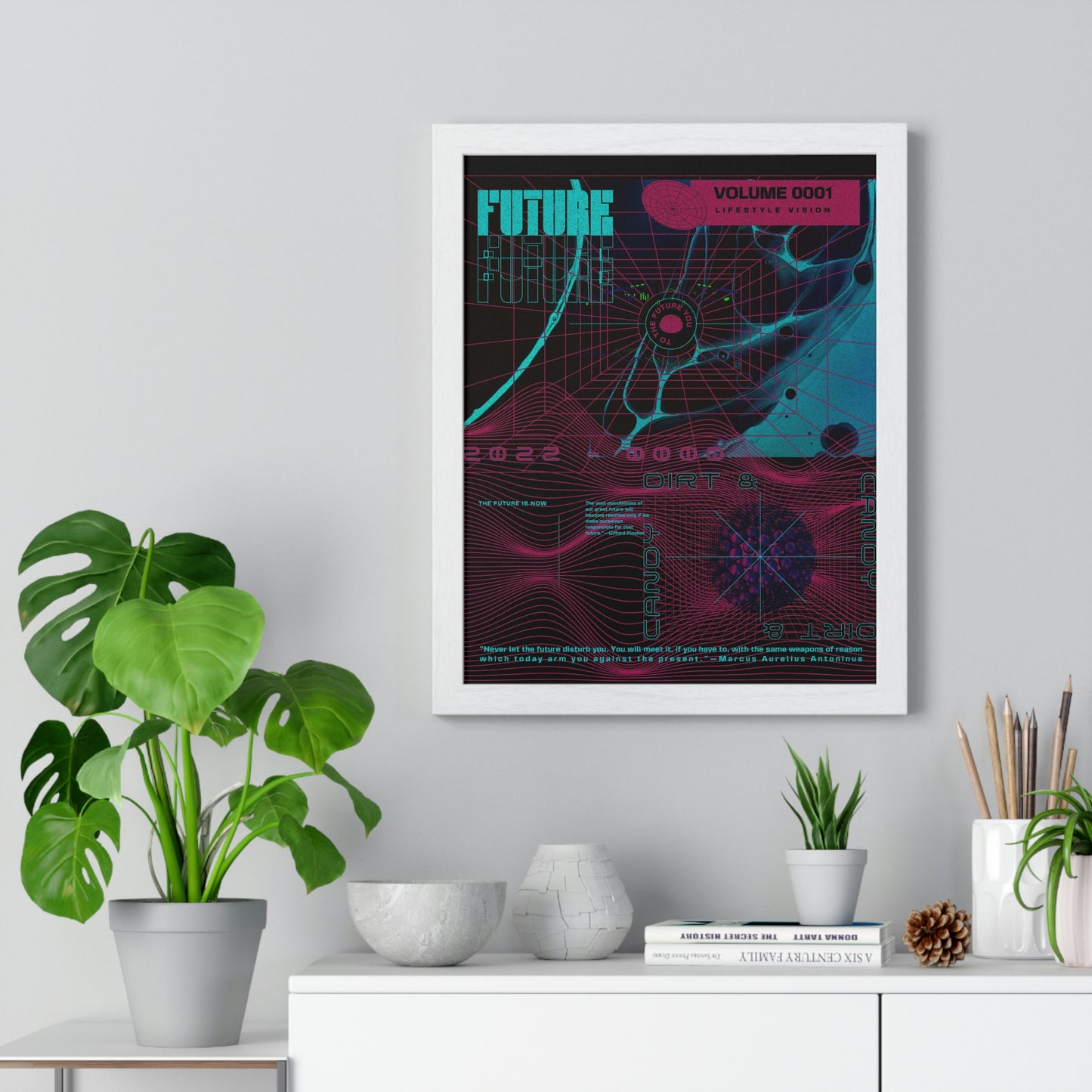 The Future You, Vol 0001,  Premium Framed Vertical Poster