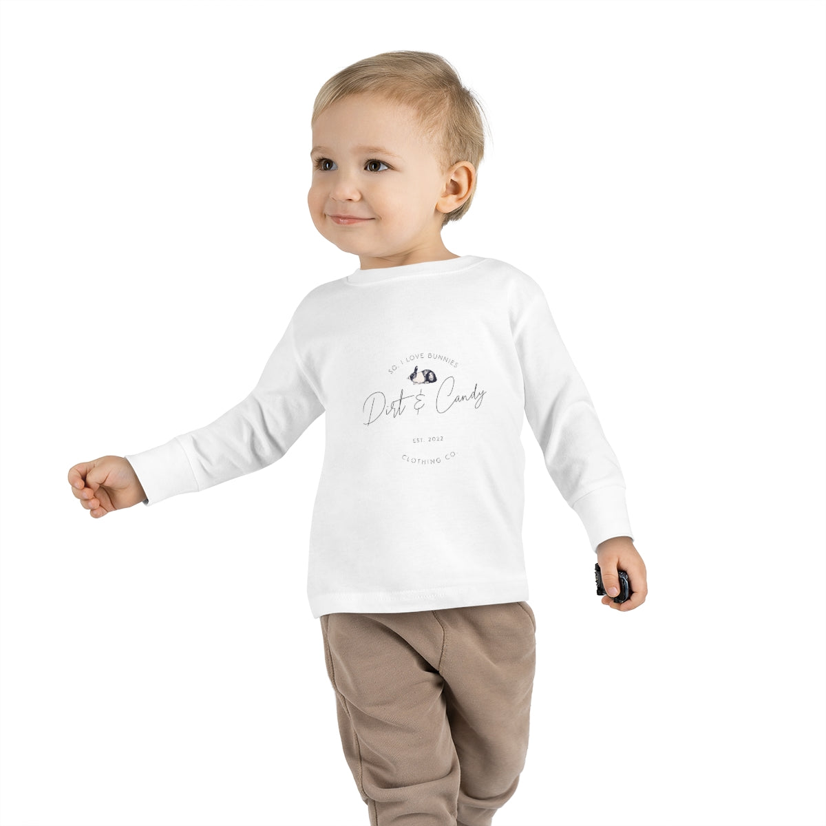 So, I love bunnies Toddler Long Sleeve Tee