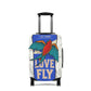 Travel in style with our fun "sparrow love" luggage cover.