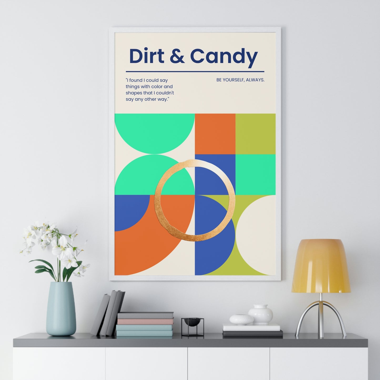 Be yourself always, Premium Framed Vertical Poster