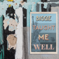 Biggie taught me well:"I'd rather die on my feet, than die on my knees" Stylish poster artwork for any room.  Premium Framed Vertical Poster