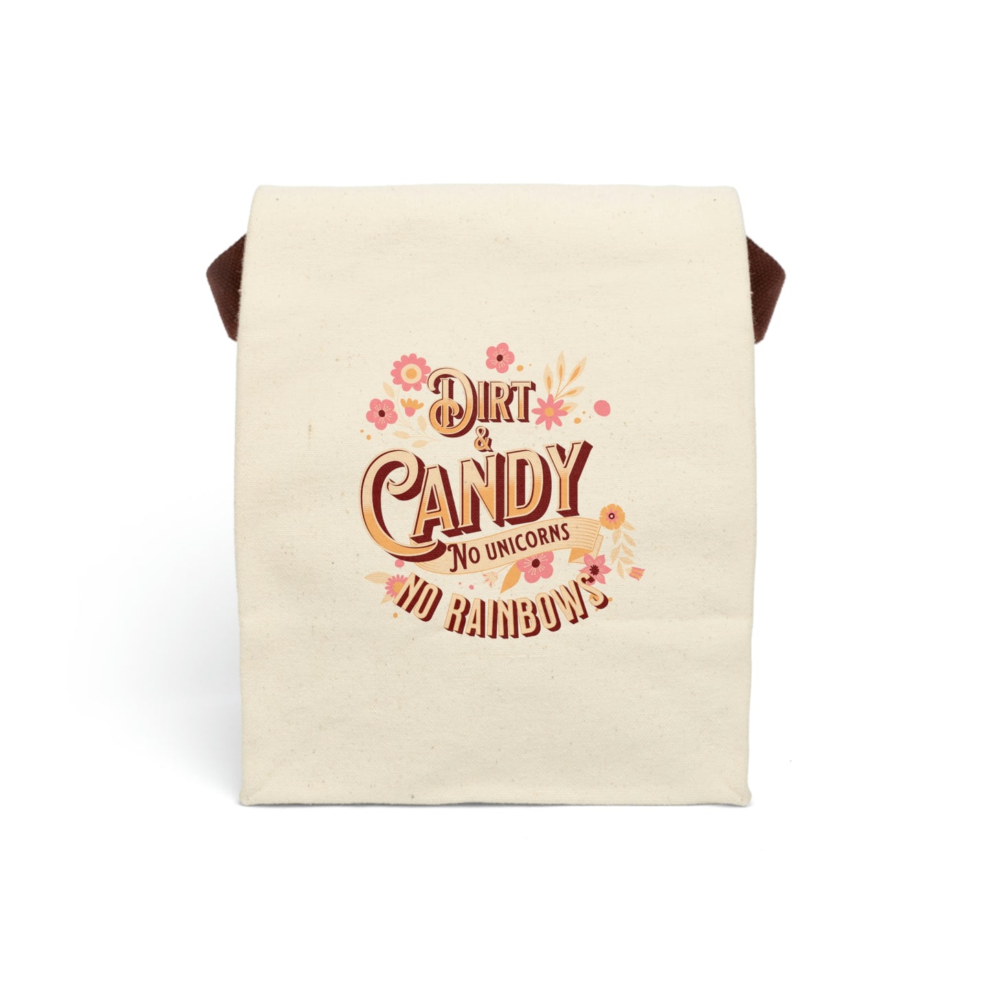 Canvas Lunch Bag With Strap