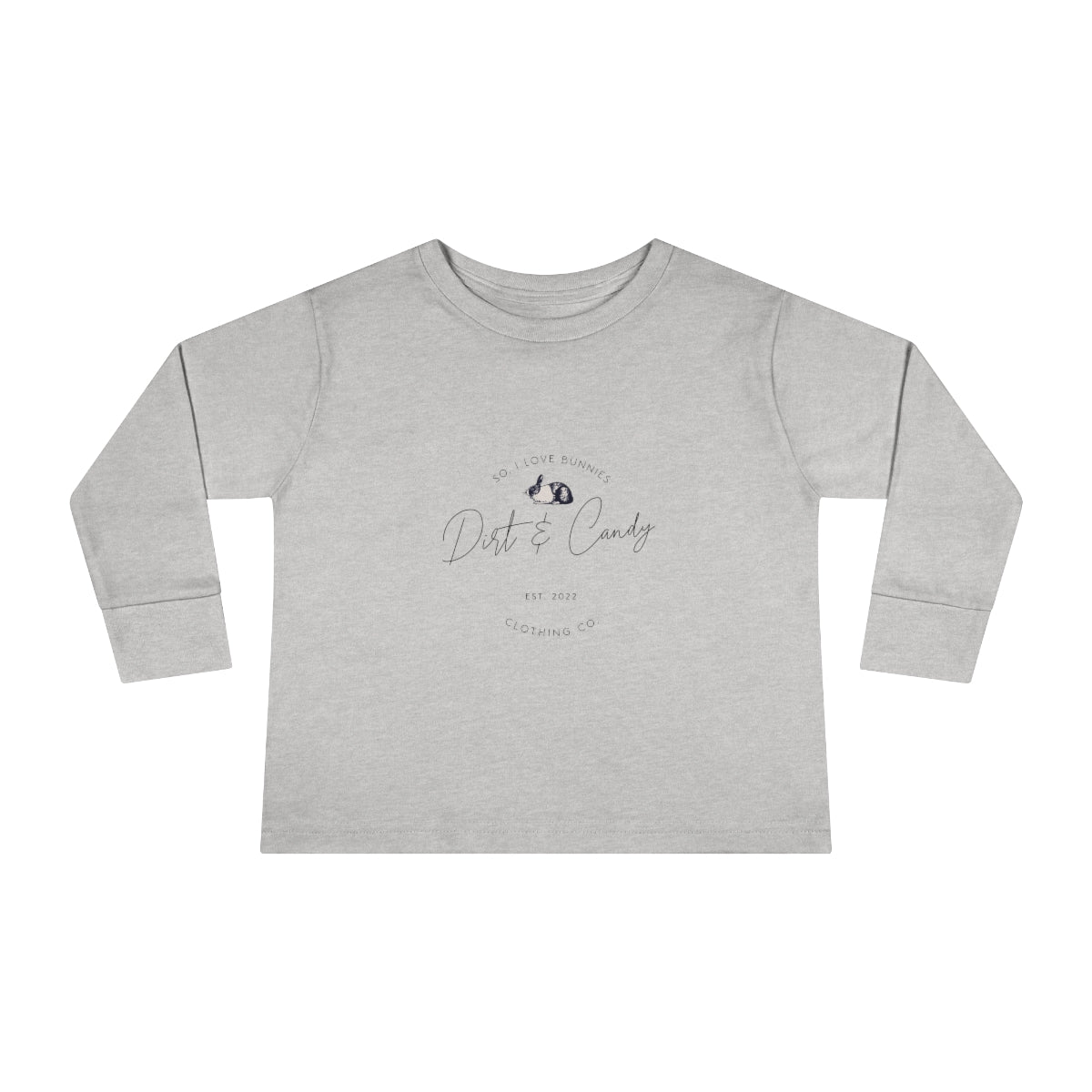 So, I love bunnies Toddler Long Sleeve Tee