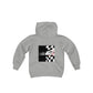 Dirt and Candy Anime Eyes Hoodie: No Unicorns, No Rainbows; Youth Heavy Blend Hooded Sweatshirt