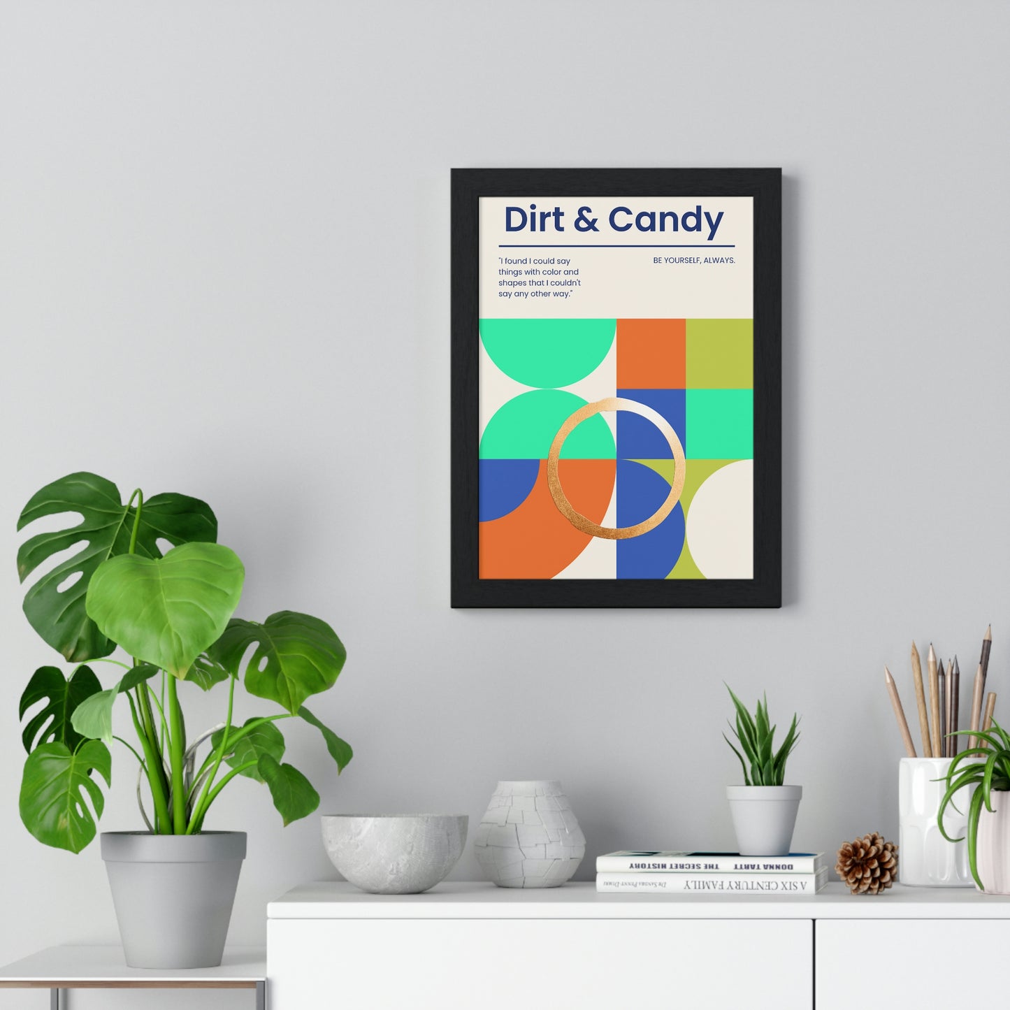 Be yourself always, Premium Framed Vertical Poster